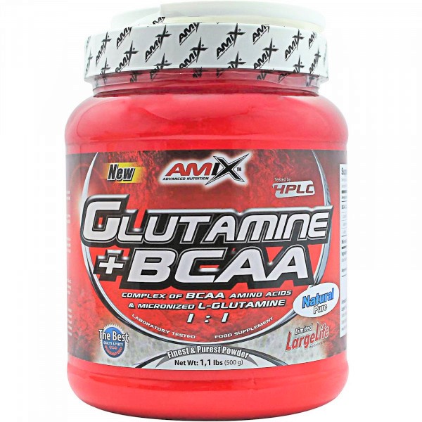 Amix Glutamine + BCAA 500gr natural